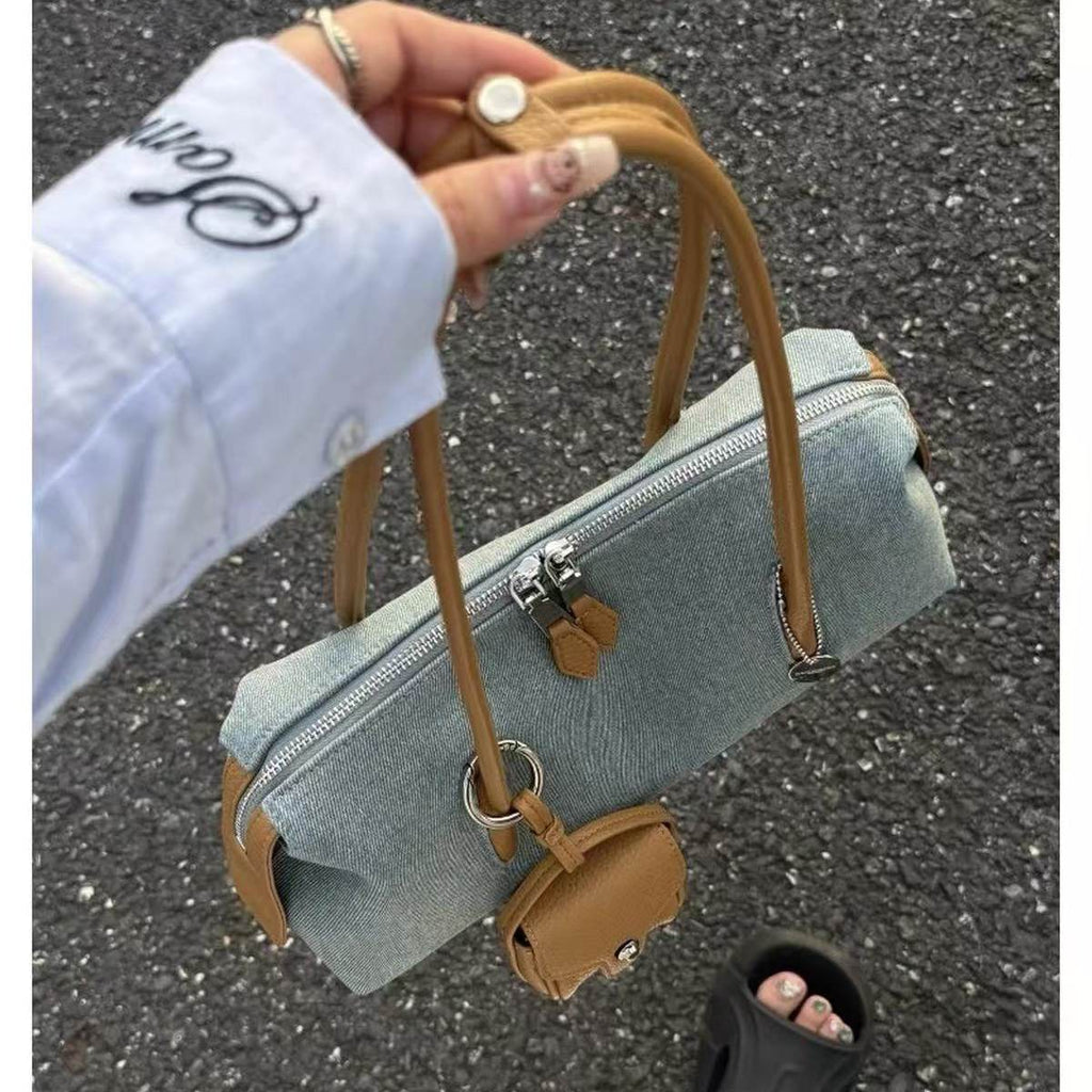 Women's Large-Capacity Commute Office Workwear Retro Boston Bag Hobo for Everyday Use Travel School Weekend