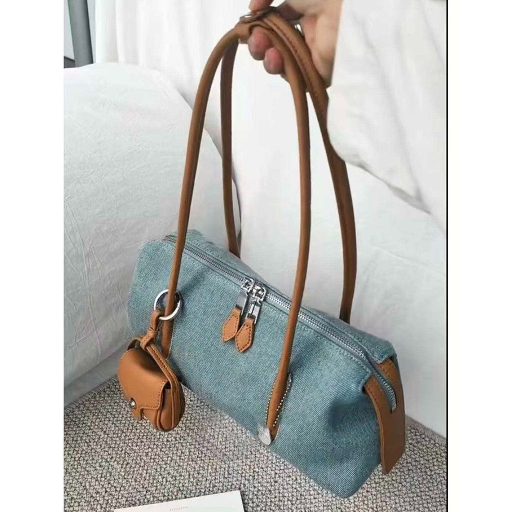 Women's Large-Capacity Commute Office Workwear Retro Boston Bag Hobo for Everyday Use Travel School Weekend