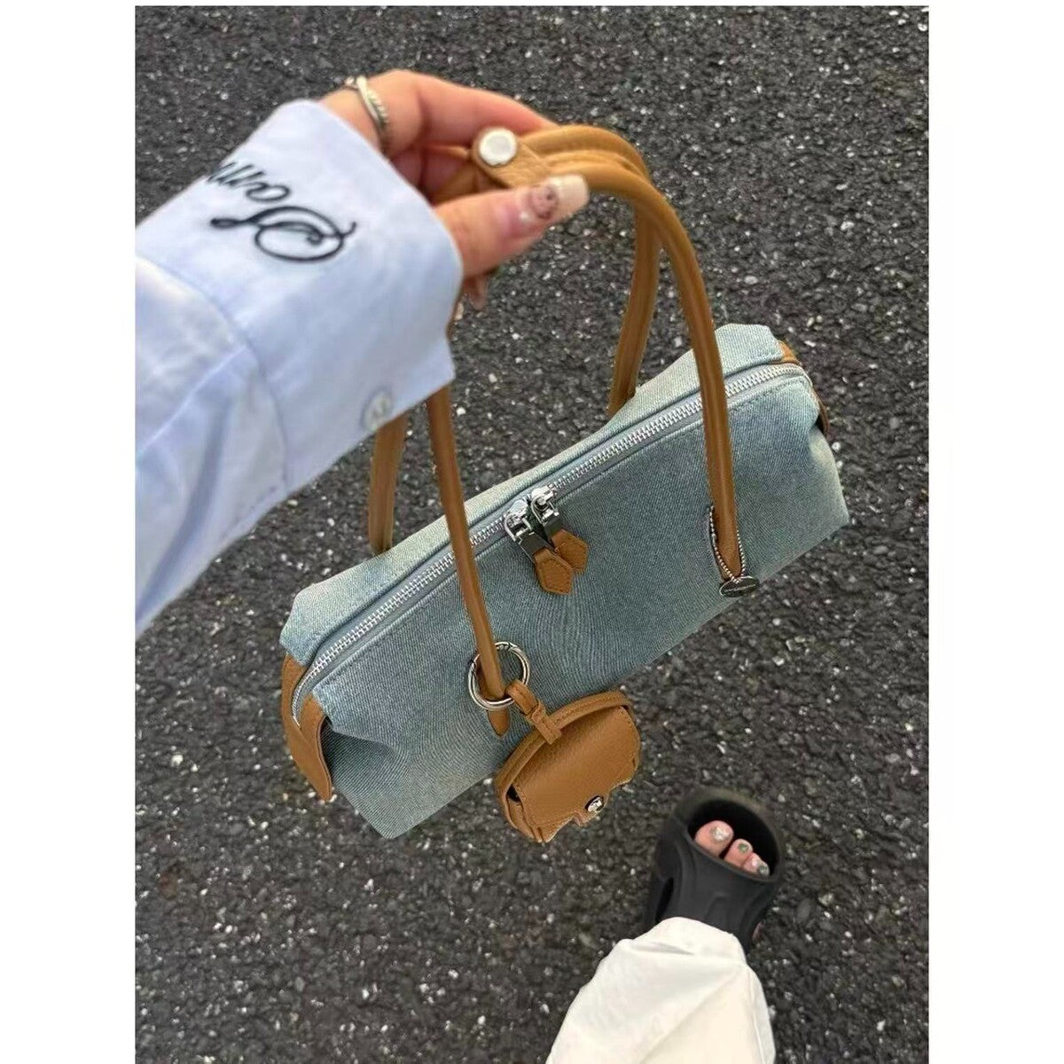 Women's Large-Capacity Commute Office Workwear Retro Boston Bag Hobo for Everyday Use Travel School Weekend
