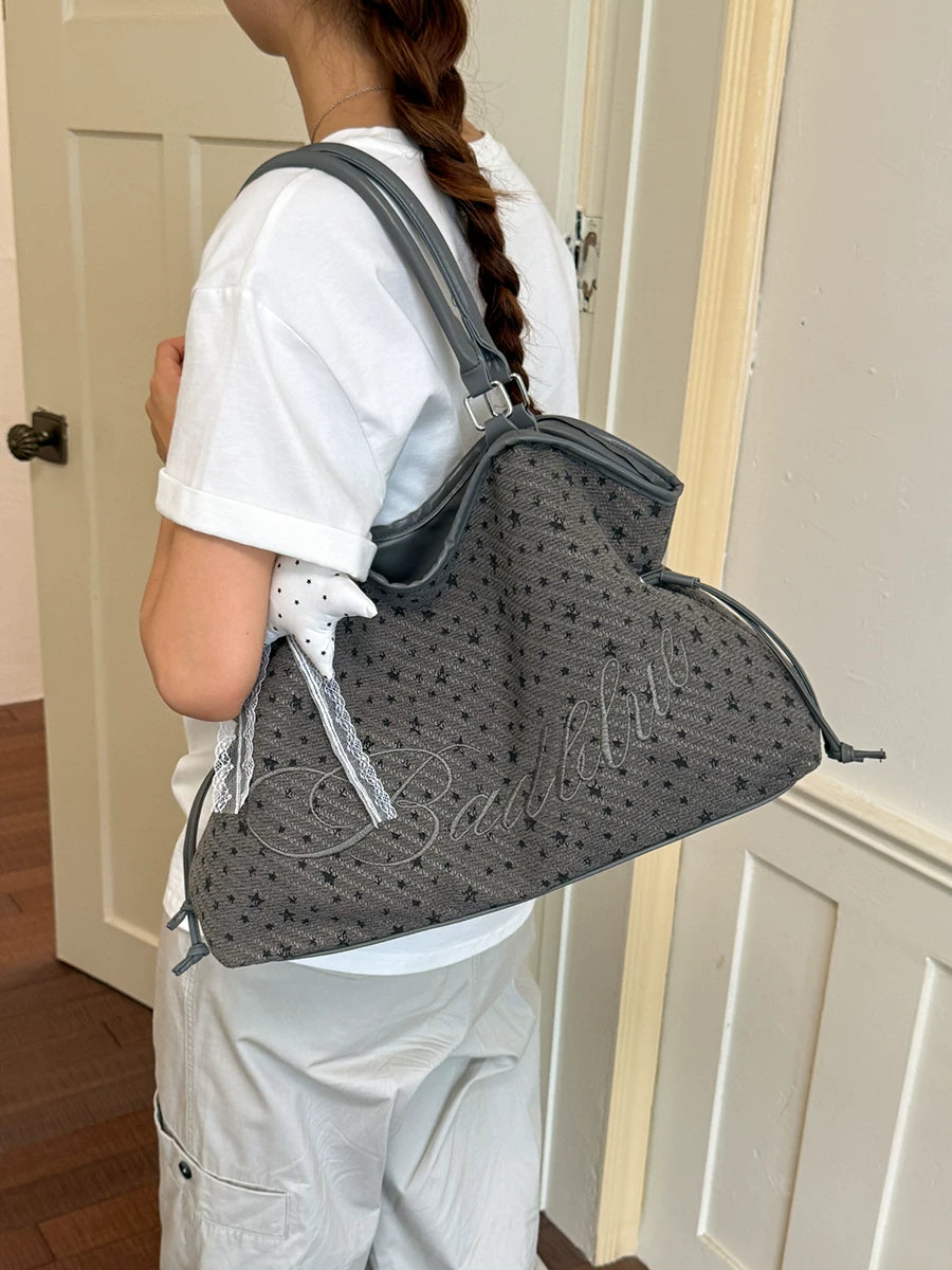 Women's Large-capacity Fall Winter Polka-dot Office Workwear Tote Bag Shoulder Crossbody Purse Work Travel Everyday Purse