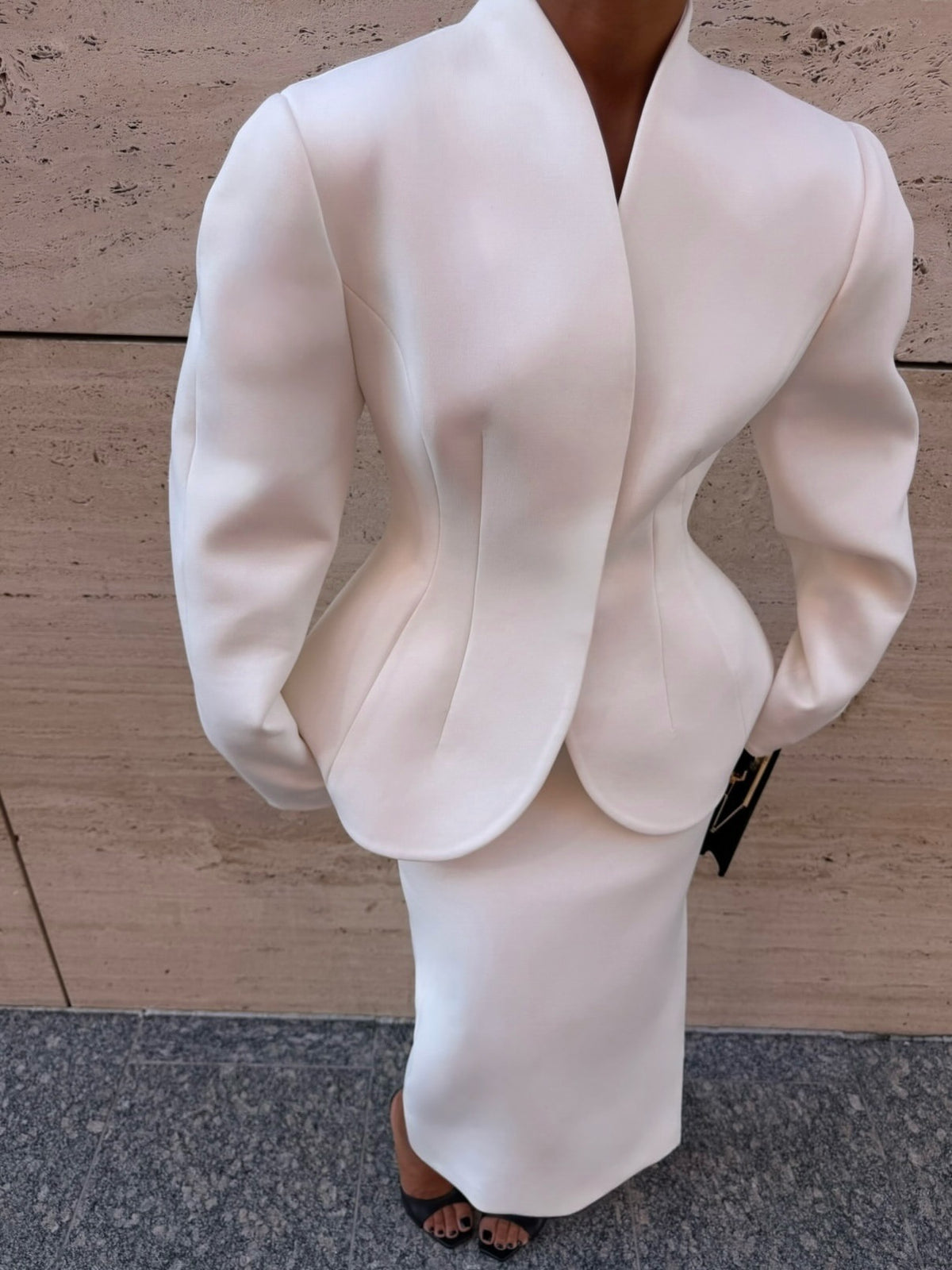 Women's Maxi Casual Business Suit Set Workwear Two-piece Set Office Outfit