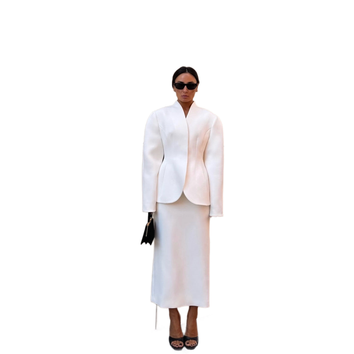 Women's Maxi Casual Business Suit Set Workwear Two-piece Set Office Outfit