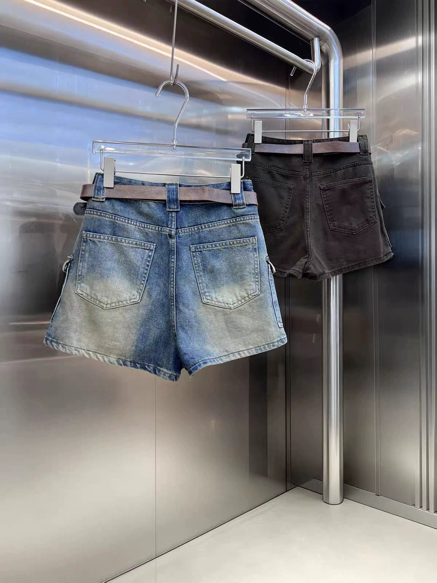 Women's Oxidized High-Waist Retro Skirt for Summer Outfits Office Weekend Everyday Date Night