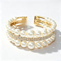 Pearl cuff bracelet by Yoshan