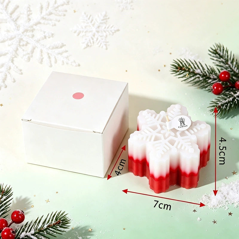 Christmas Tree Shaped Scented Candle, Decorative Holiday Centerpiece and Festive Gift for Home Decor