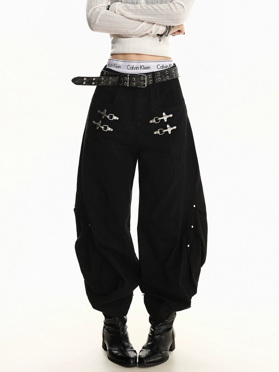 Women's Oversized Retro Wide-Leg Jeans for Casual Outfits Everyday Office Weekend Date Night