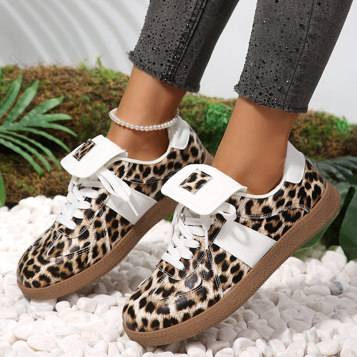 Women's Spring Summer Hong Kong Vintage Casual Court Sneakers Retro Tennis Shoes