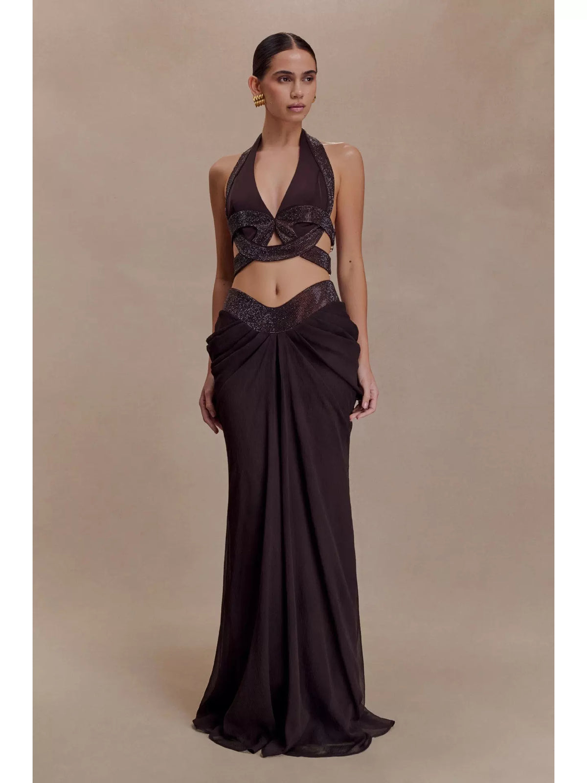 Women's Sleeveless French-inspired Evening Dress Formal Midi Dress Party Dress Formal Party Wedding Guest Dress