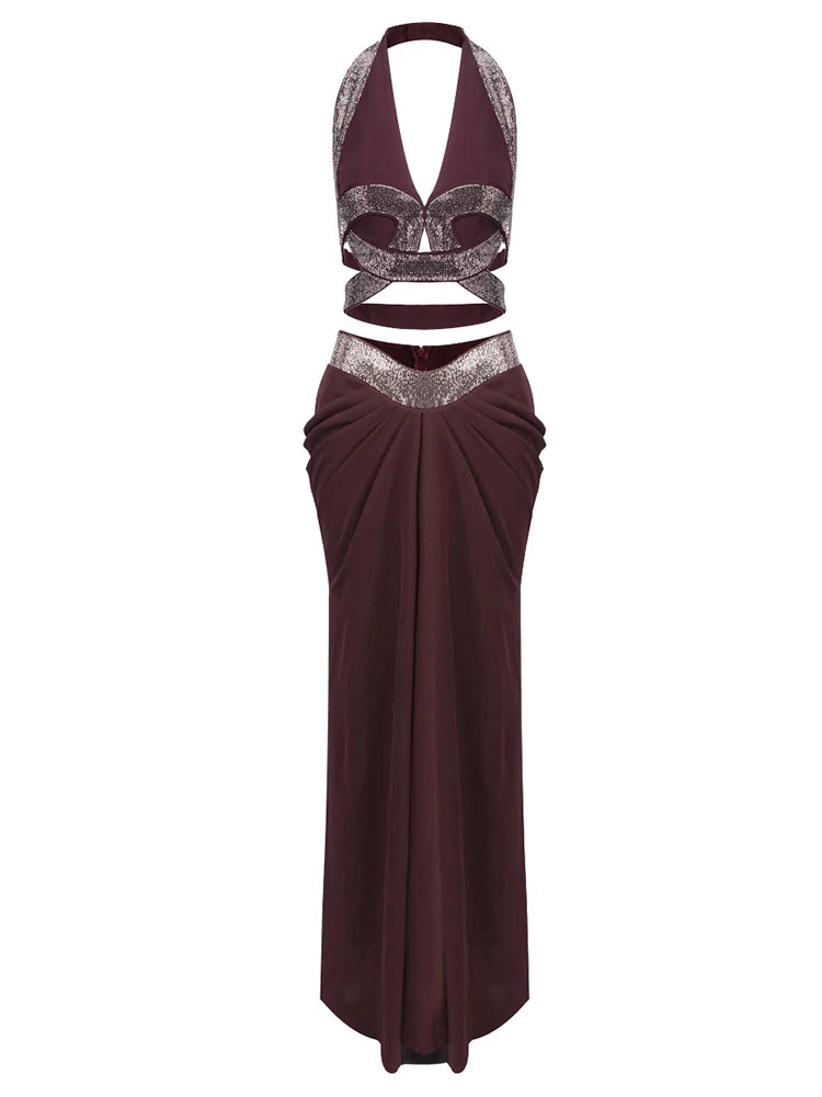 Women's Sleeveless French-inspired Evening Dress Formal Midi Dress Party Dress Formal Party Wedding Guest Dress