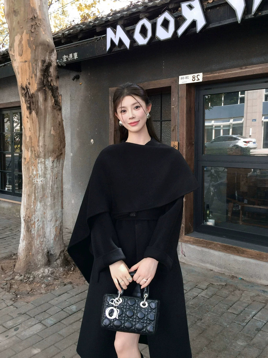 Women's Wool Fall Winter Longline Midi Coat Wrap for Cold Weather Travel Office Holiday Date Night