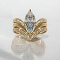 Cubic zirconia ring by Yoshan