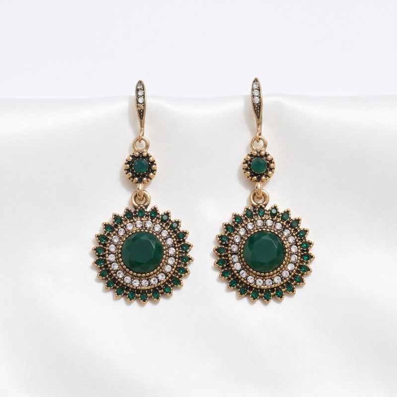 Statement drop earrings by Yoshan, detail view 5