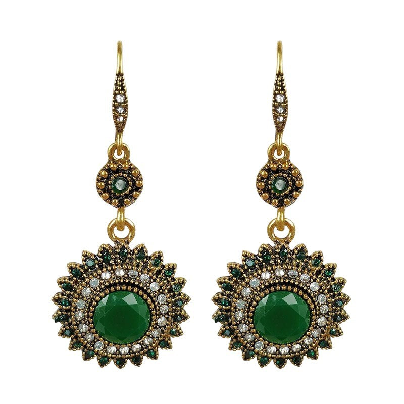 Statement drop earrings by Yoshan, detail view 6