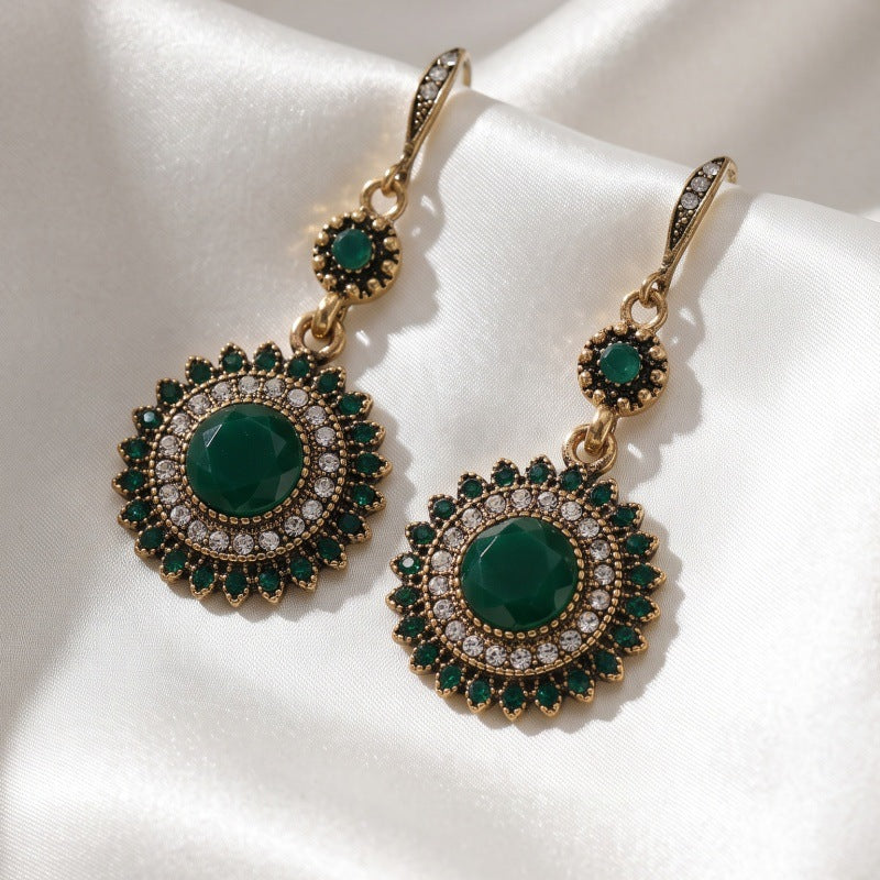 EH statement drop earrings by Yoshan