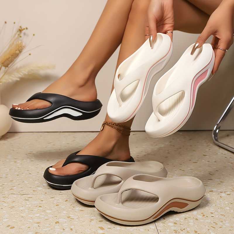 Women's Chunky Sole Outdoor Beach Slippers Outdoor Mules