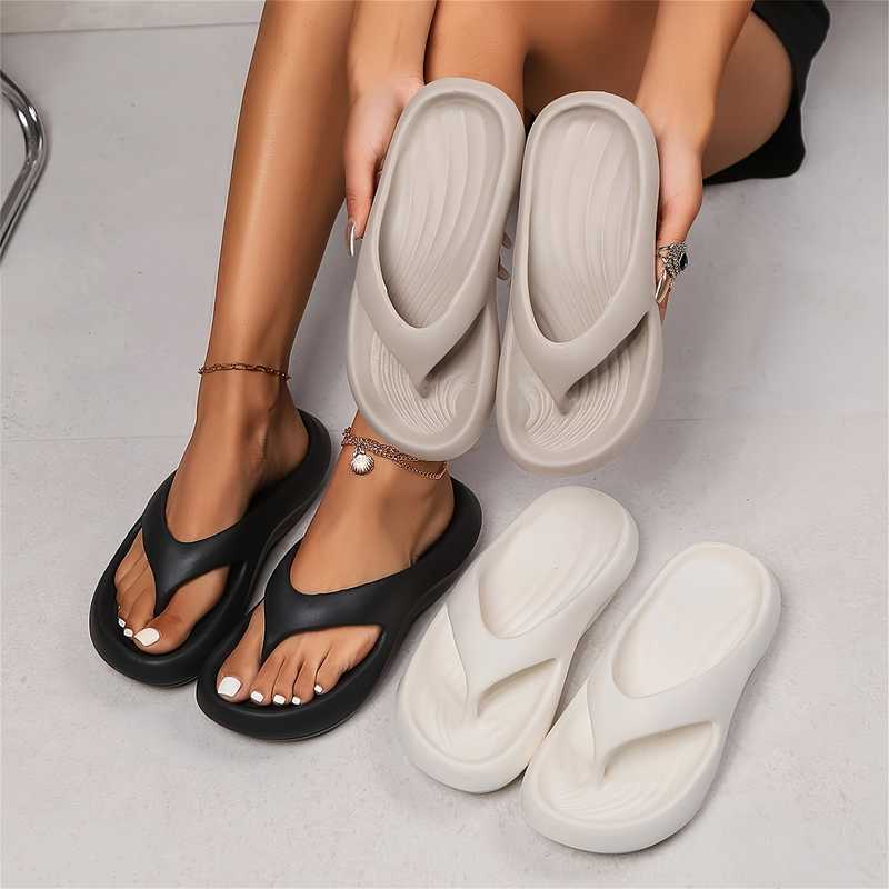 Women's Chunky Sole Outdoor Beach Slippers Outdoor Mules