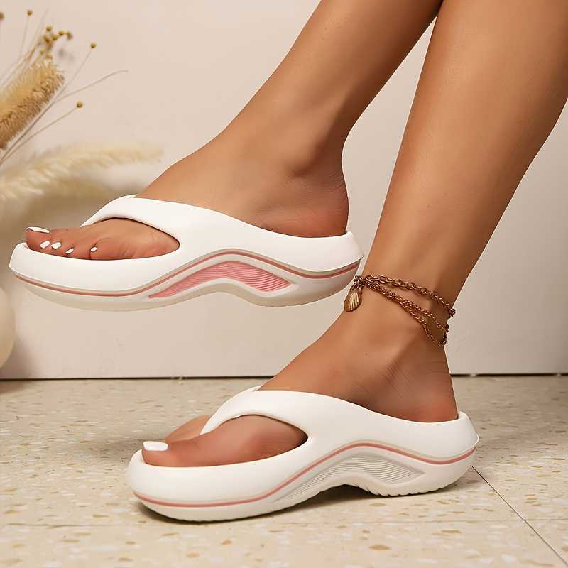 Women's Chunky Sole Outdoor Beach Slippers Outdoor Mules