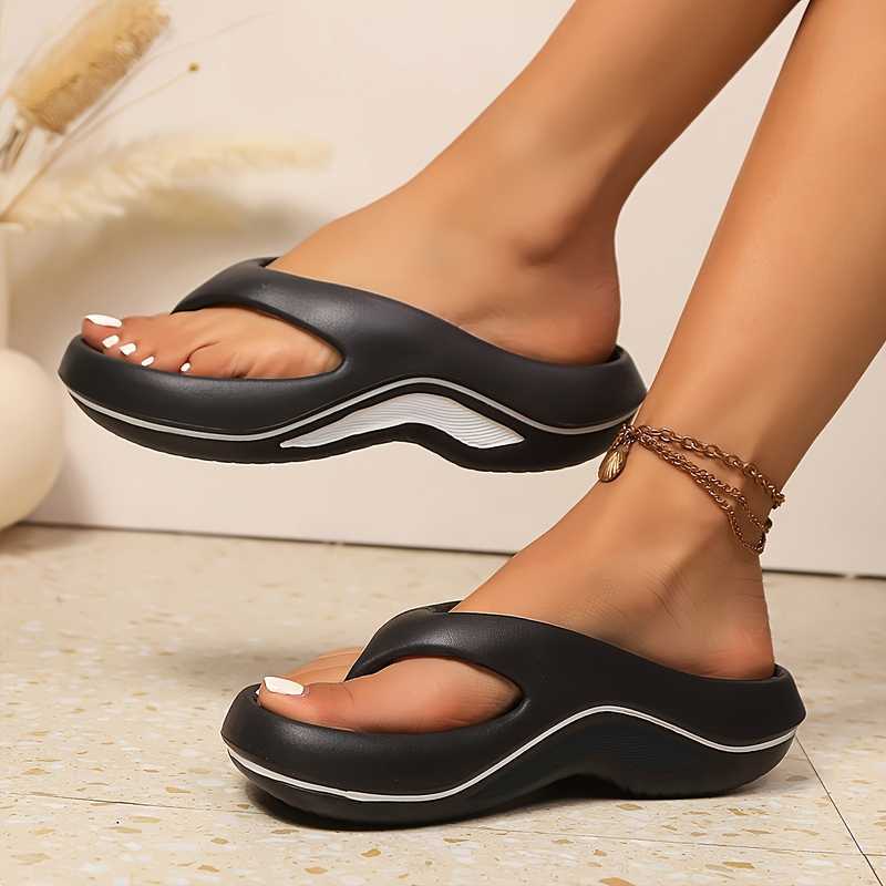Women's Chunky Sole Outdoor Beach Slippers Outdoor Mules