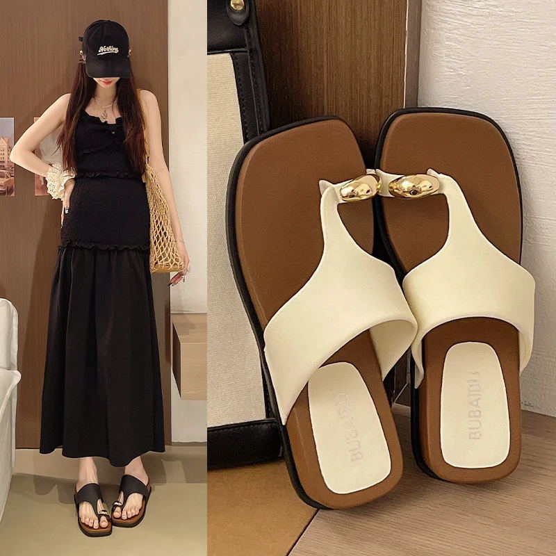 Women's Chunky Sole Korean-style Outdoor Sandals Heeled Sandals