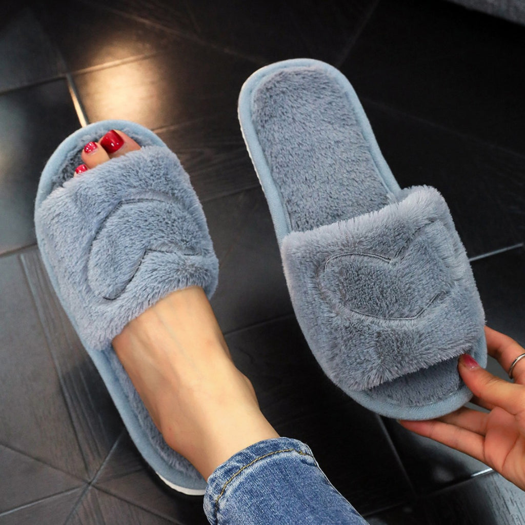 Women's Plush Slippers Outdoor Mules Casual Everyday Wear Womenswear