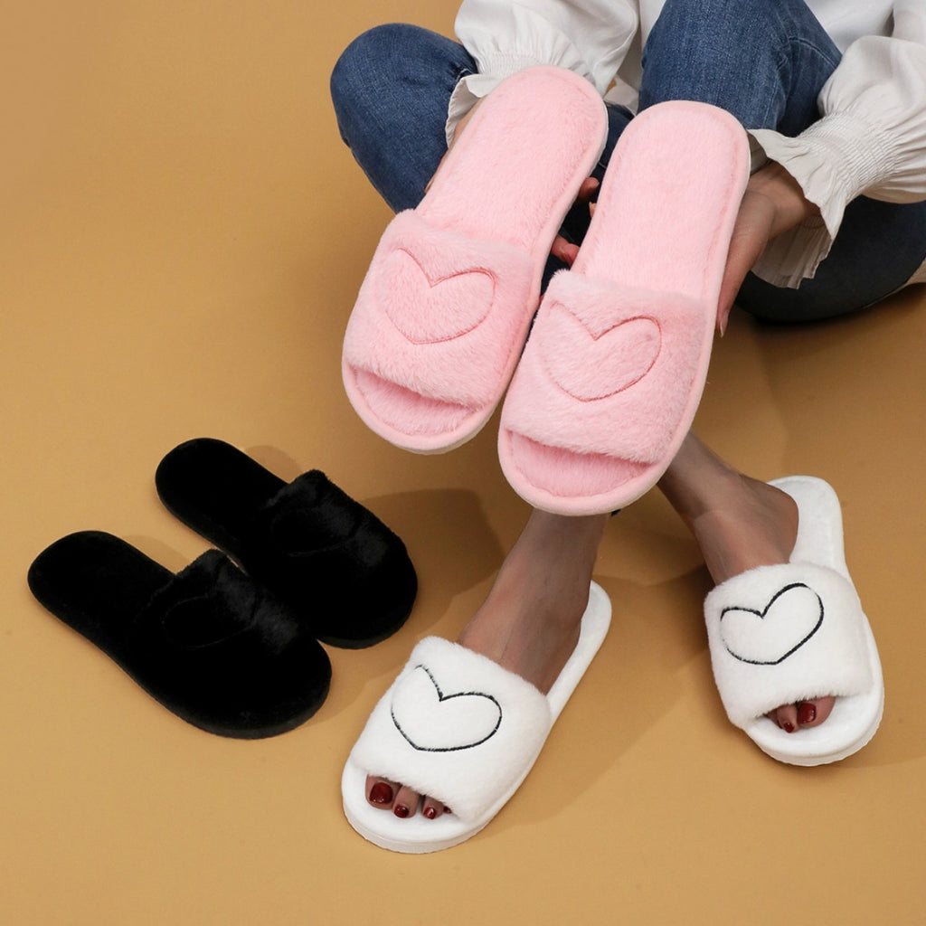 Women's Plush Slippers Outdoor Mules Casual Everyday Wear Womenswear