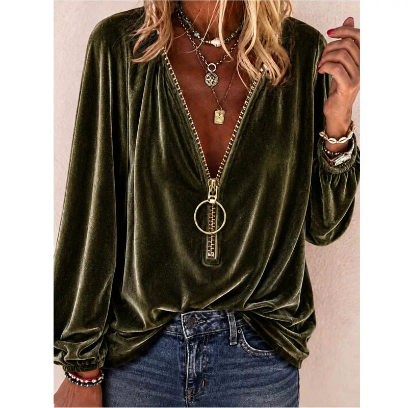 Women's Long Sleeve Zip Casual Hoodie Sweatshirt Pullover Everyday Fashion Outfit Everyday Fashion Style for Women
