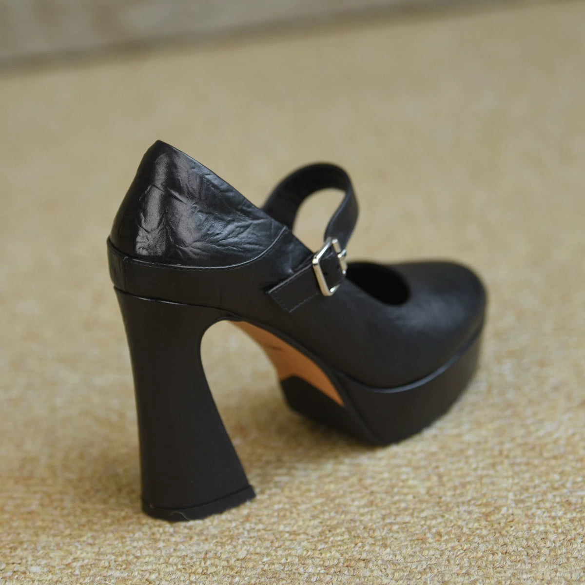 Women's Chunky Sole Platform Block Heel High Heel Pumps Closed-Toe Dress Heels Wedding Guest Cocktail Party