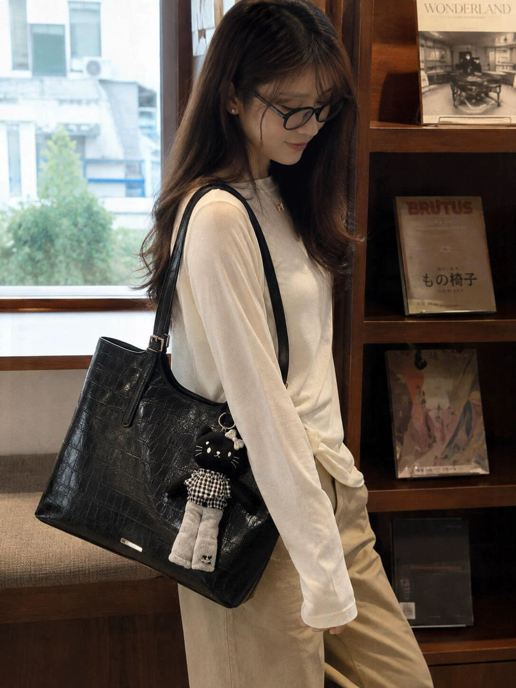 Women's Large-capacity Commuter Office Workwear Tote Bag Shoulder Crossbody Purse Work Travel Everyday Purse