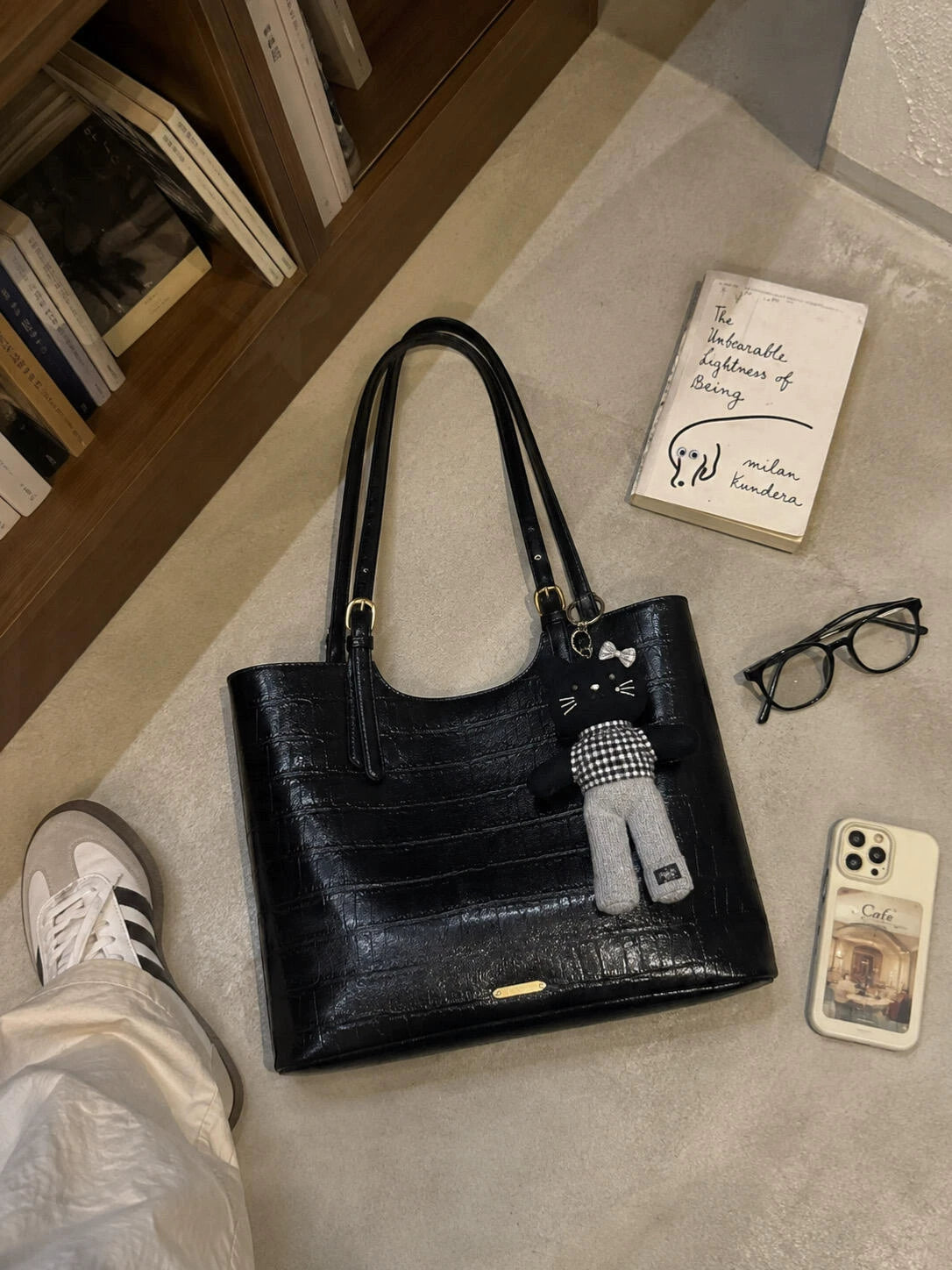 Women's Large-capacity Commuter Office Workwear Tote Bag Shoulder Crossbody Purse Work Travel Everyday Purse