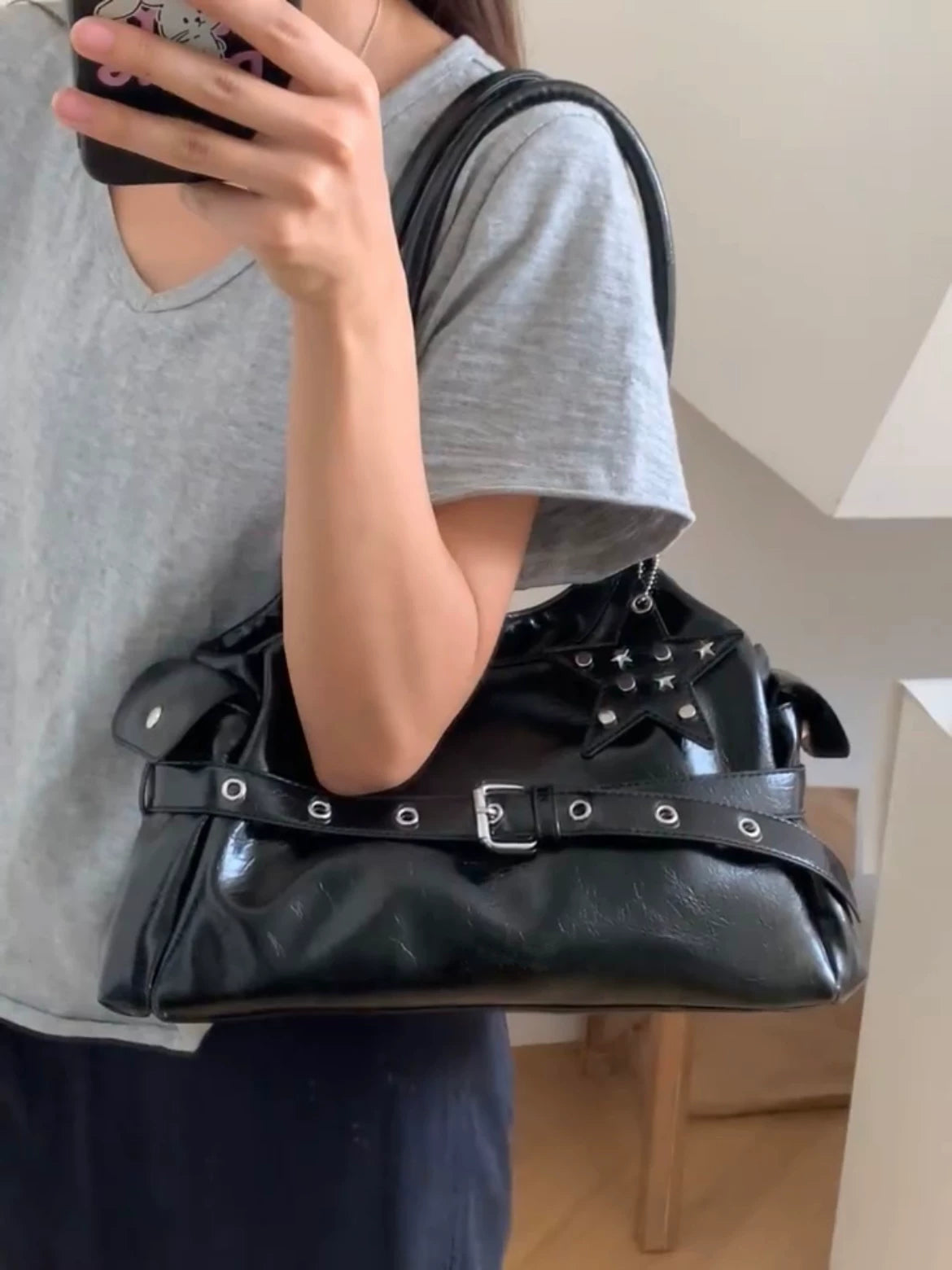Women's Waxed Commuter Office Designer Workwear Tote Bag Shoulder Crossbody Purse Work Travel Everyday Purse