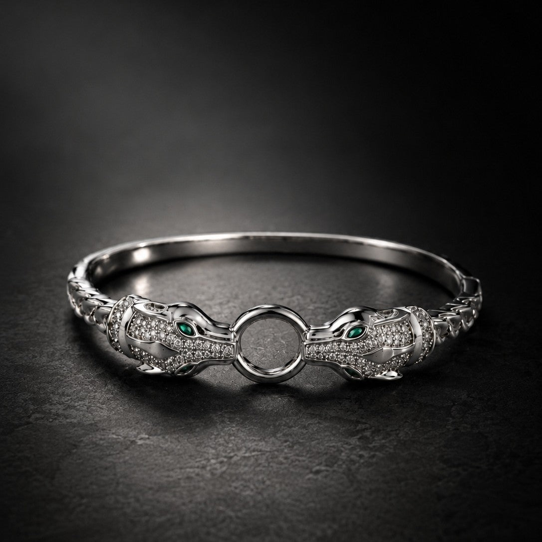 Cuff bracelet by Yoshan, detail view 2