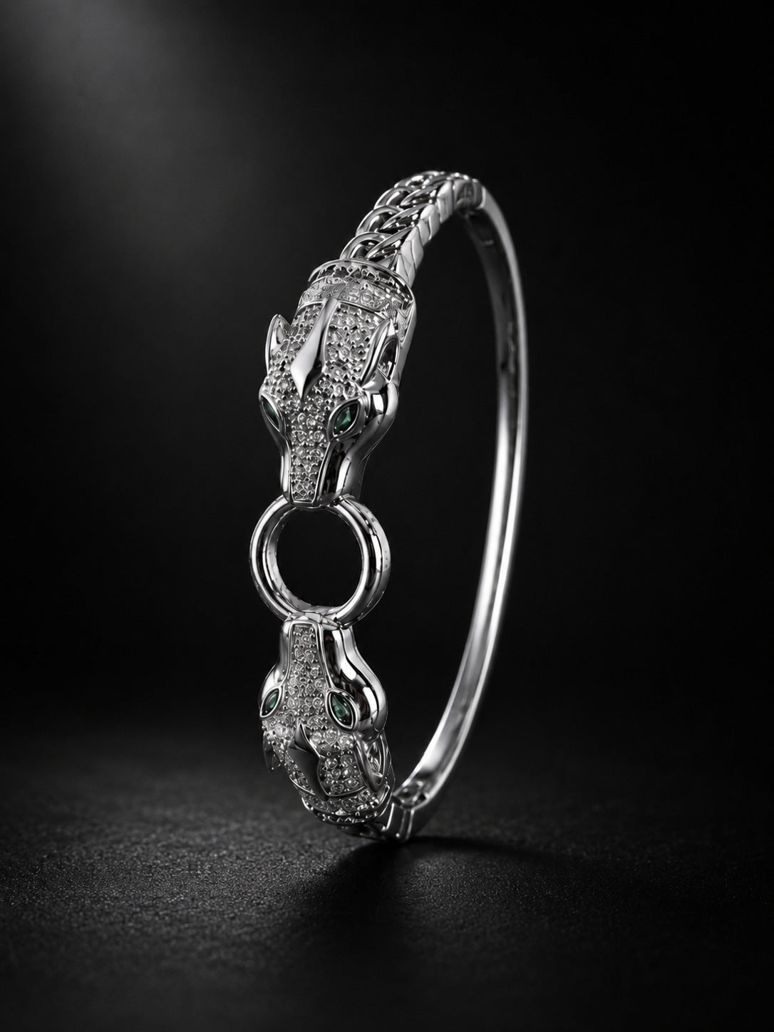 Silver cuff bracelet by Yoshan