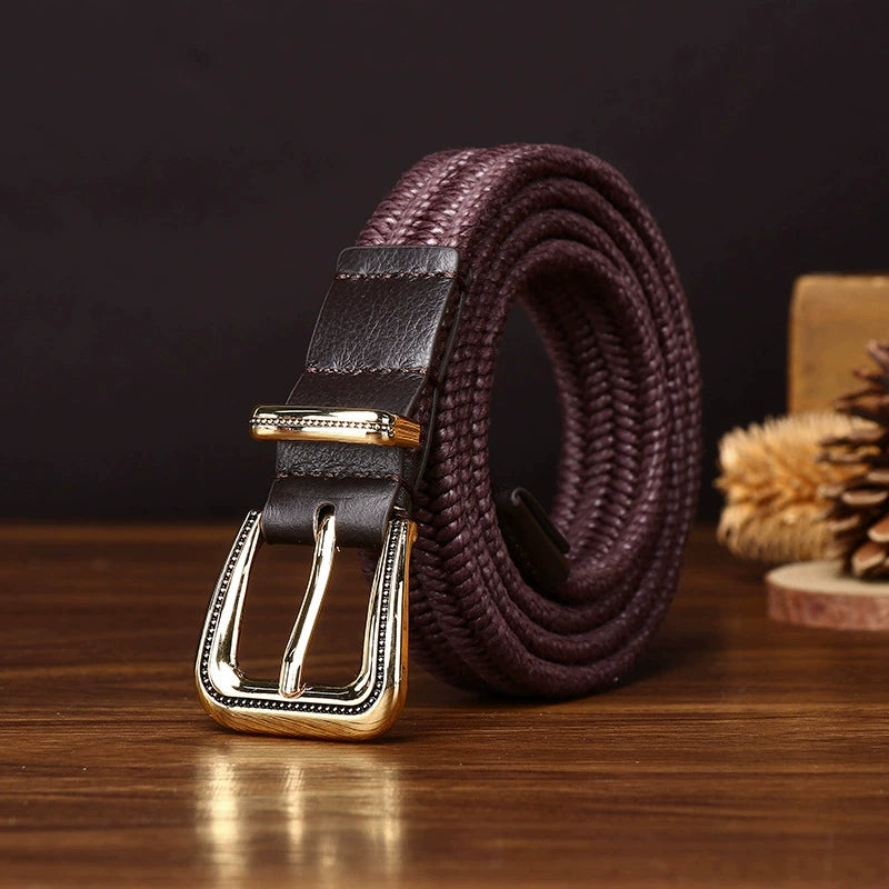 Women's Stretch Woven Handcrafted Korean-style Casual Waist Belt Gift Party Designer Versatile Office Everyday