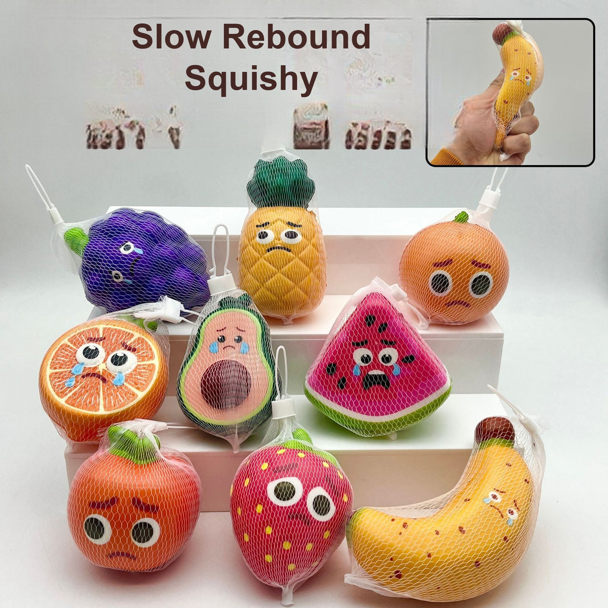 Women's Squeeze Food-play Fidget Toy Sensory Desk Toy