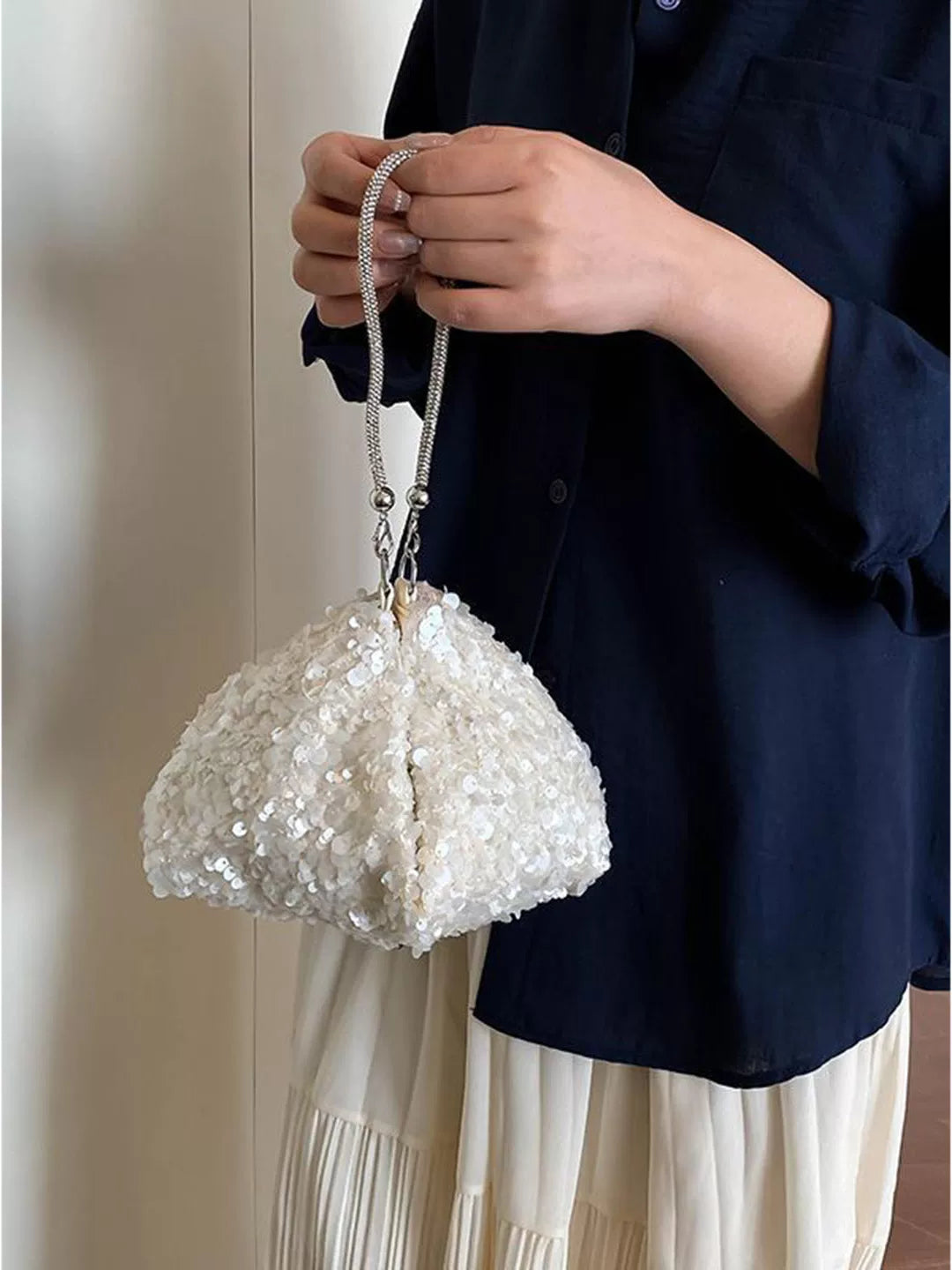 Women's Glitter Crystal Bags Handbag for Work and Travel Office School Everyday Date Night