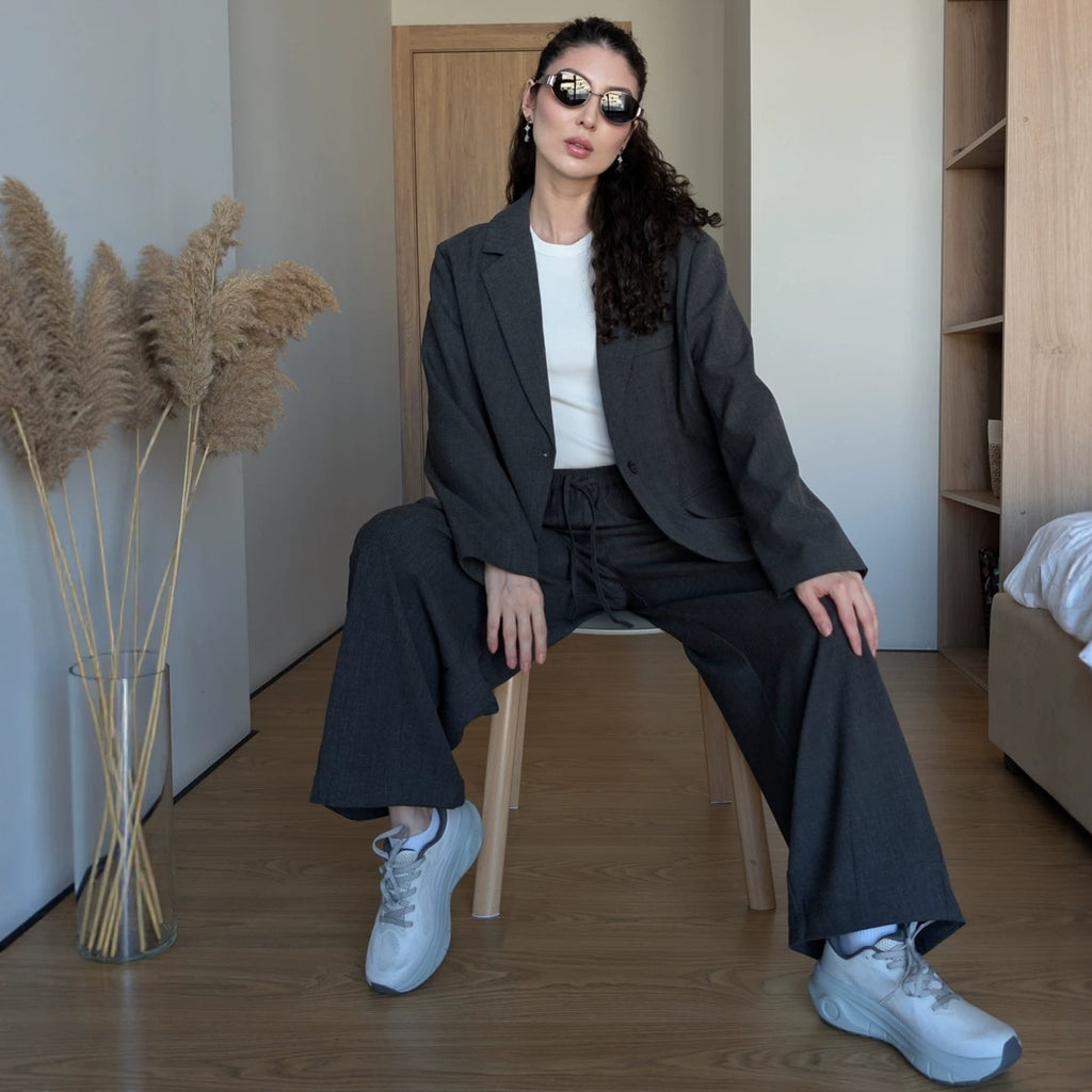 Women's Workwear Oversized Casual Blazer Workwear Jacket