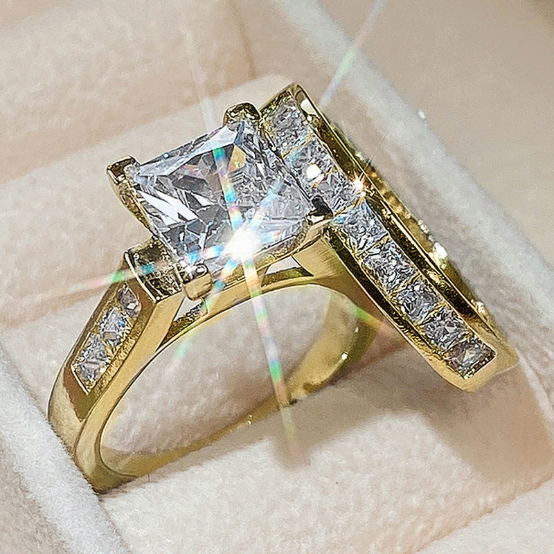 Cubic zirconia jewelry set by Yoshan, detail view 10