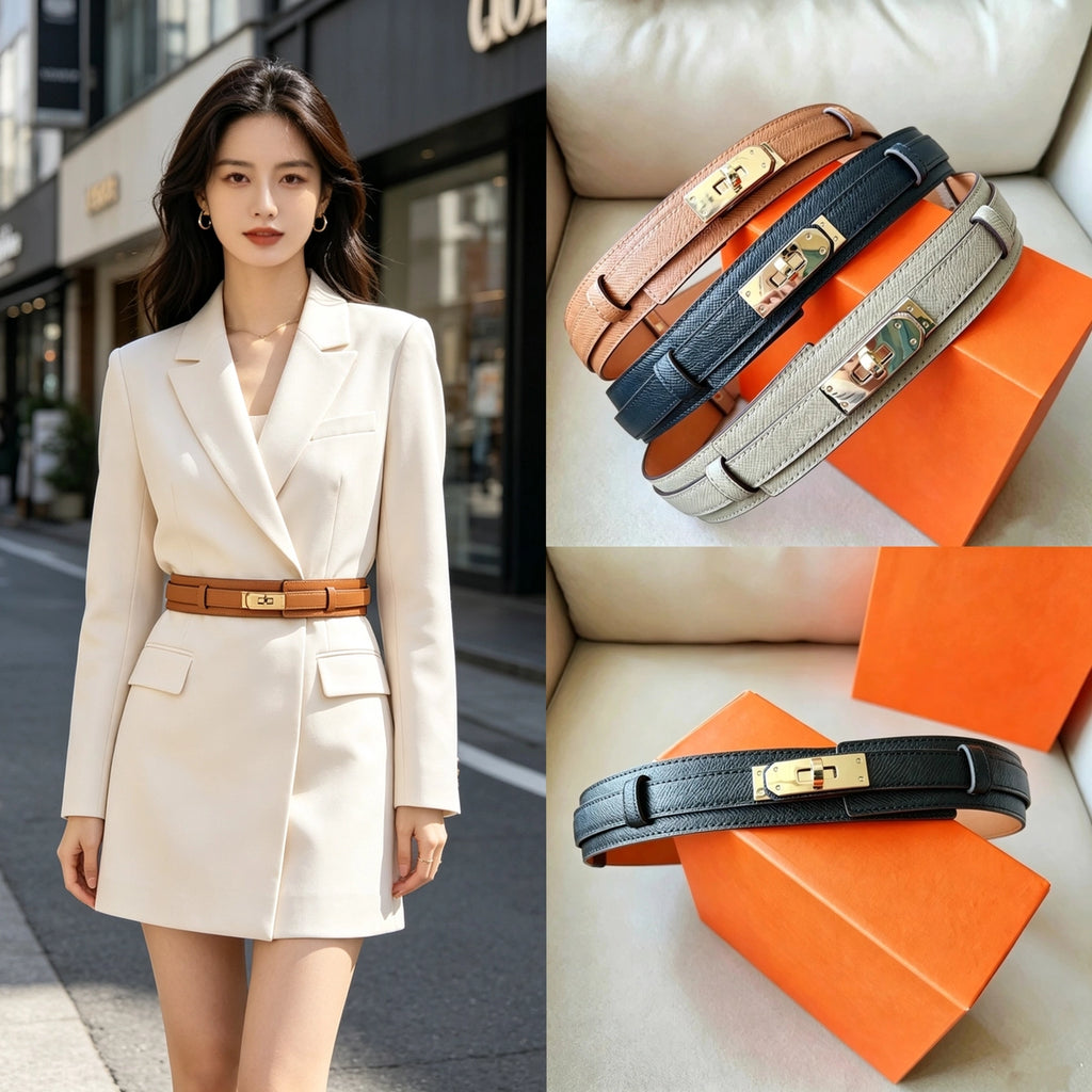 Women's Lock Buckle Waist-Defining Slim-Waist Wide Waist Belt Dress Waist-Cinching Gift Party Office Everyday
