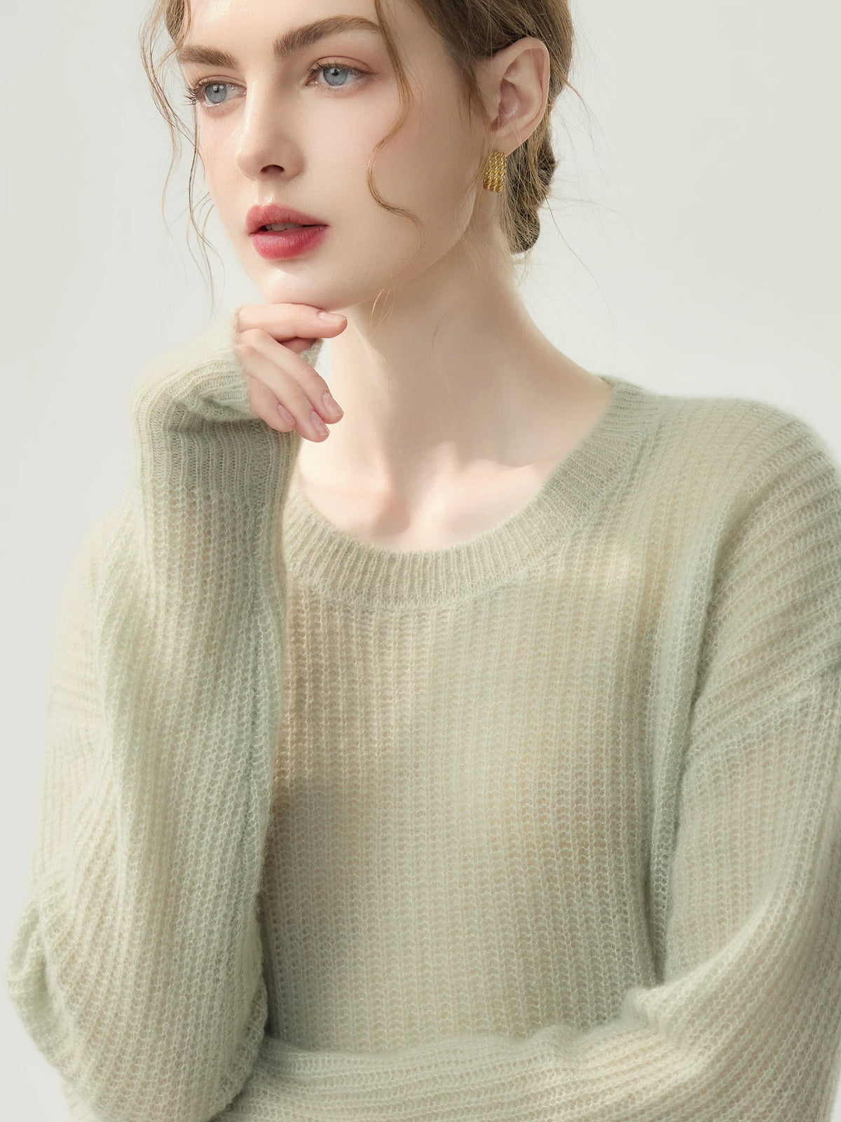 Women's Fall Winter Oversized Long Sleeve Relaxed Sweater Knit Pullover Top for Casual Outfits Spring Travel Office Everyday