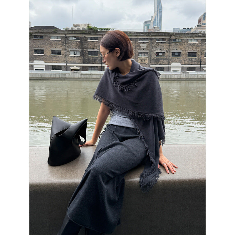 Women's Tassel Retro Shawls Scarves Scarf Fashion Wrap Pashmina Gift Office Travel