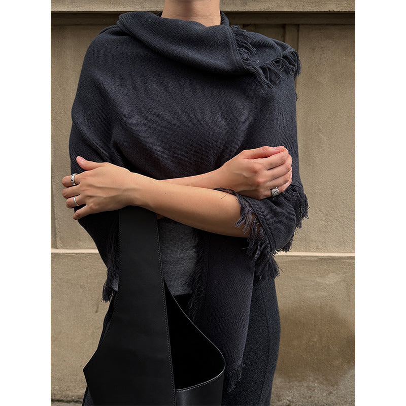 Women's Tassel Retro Shawls Scarves Scarf Fashion Wrap Pashmina Gift Office Travel