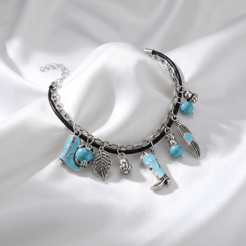 Retro cuff bracelet by Yoshan, detail view 4