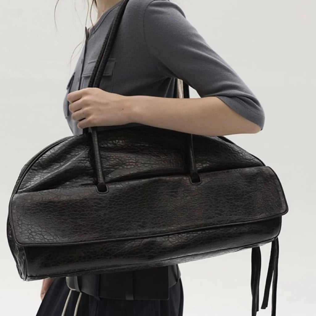 Women's Fall Winter Office Korean-style Workwear Pillow Bag Soft Shoulder Purse Work Travel Everyday Purse
