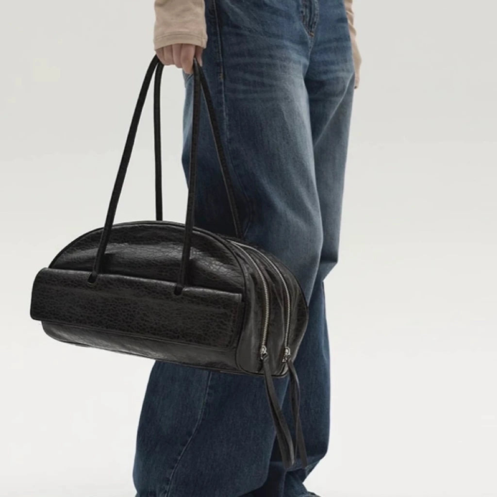 Women's Fall Winter Office Korean-style Workwear Pillow Bag Soft Shoulder Purse Work Travel Everyday Purse