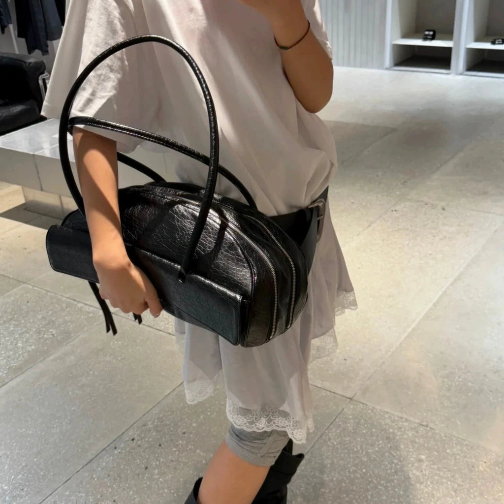 Women's Fall Winter Office Korean-style Workwear Pillow Bag Soft Shoulder Purse Work Travel Everyday Purse