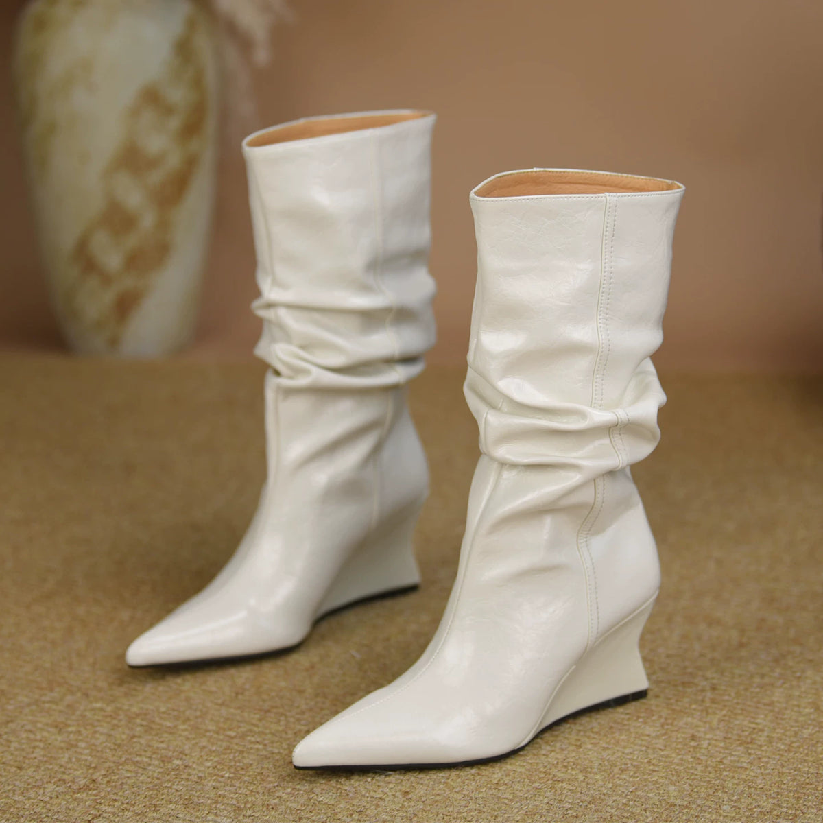 White (fleece lining) / EU 34