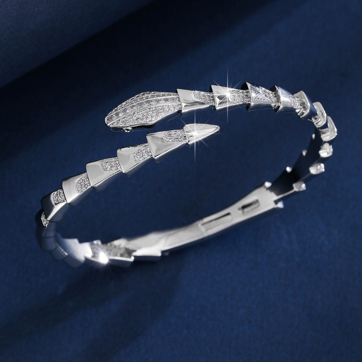Silver cuff bracelet by Yoshan