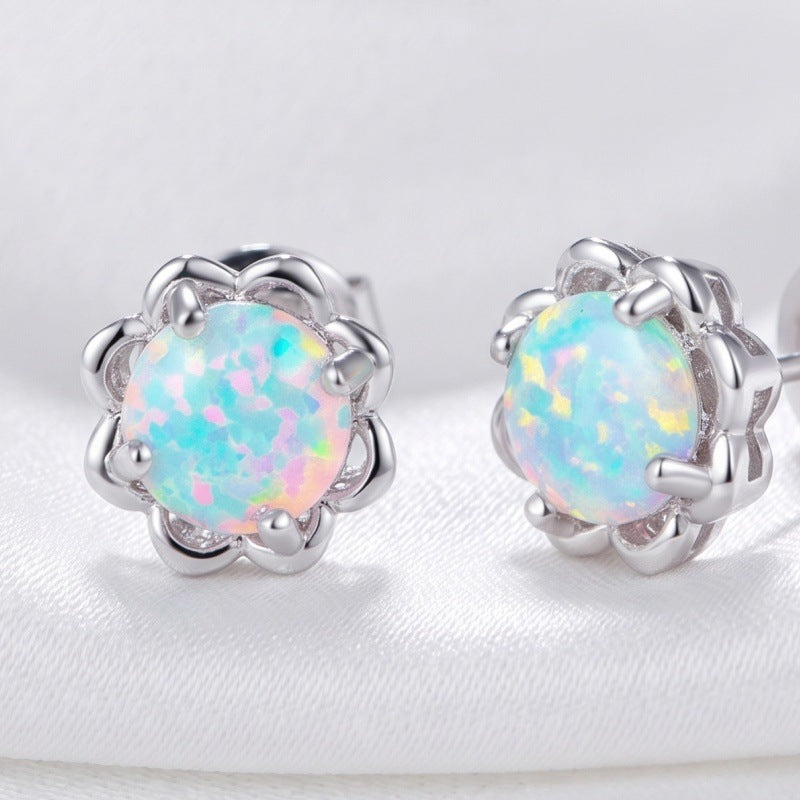 Floral stud earrings by Yoshan