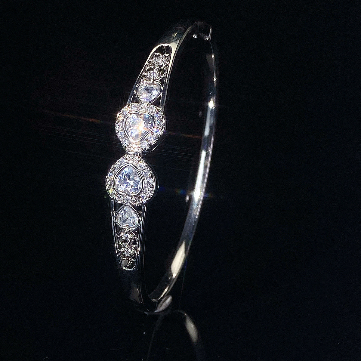Silver cuff bracelet by Yoshan