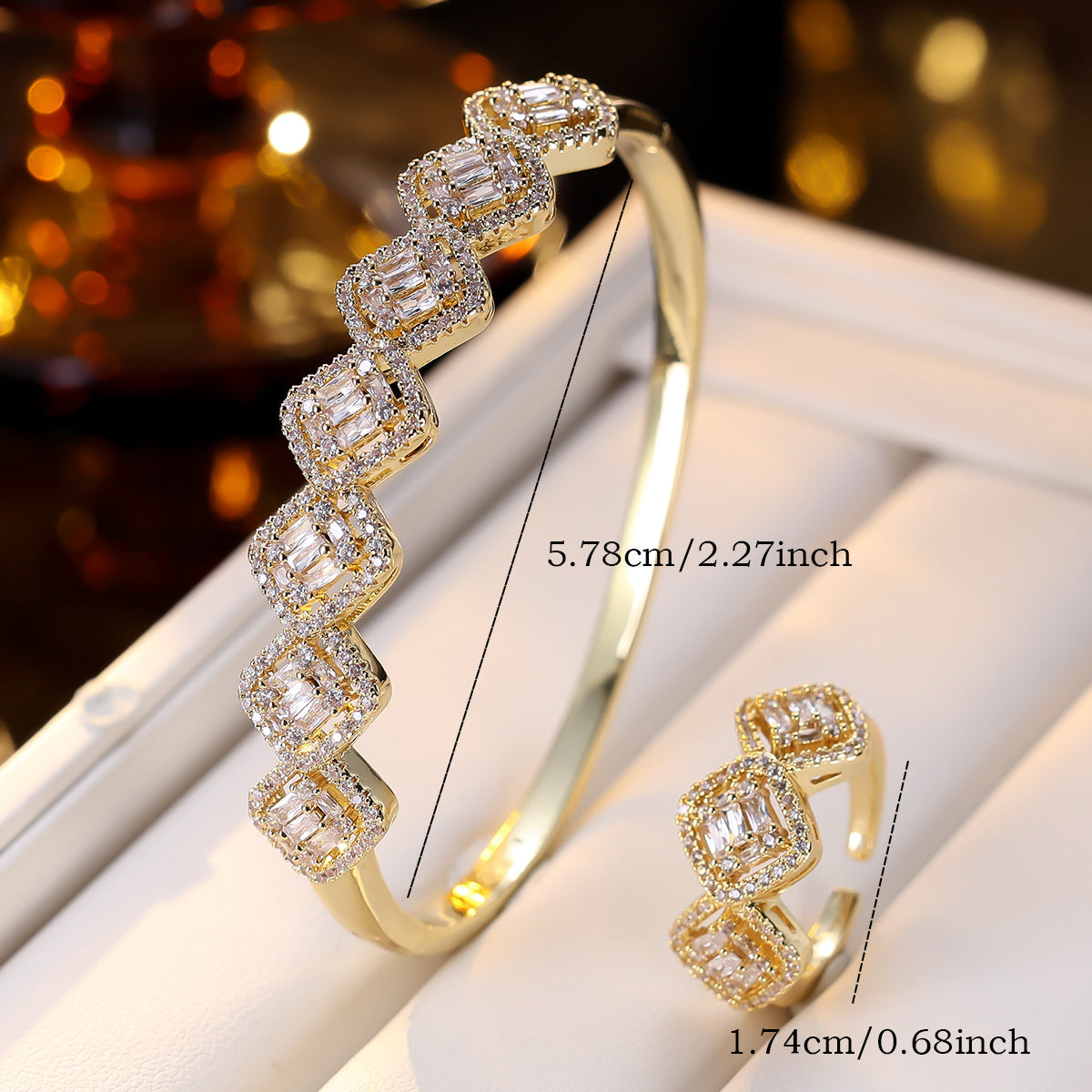 Cuff bracelet by Yoshan, detail view 6